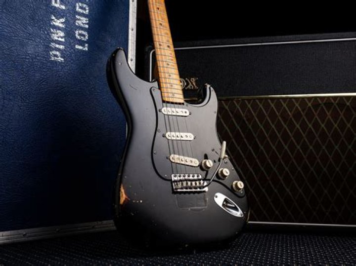 David Gilmour Of Pink Floyd Just Sold His "Black Strat" Guitar For A Record $3.975 Million