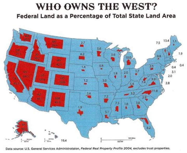 Much Of The Land In The U.S. Is Owned By Just A Handful Of Families