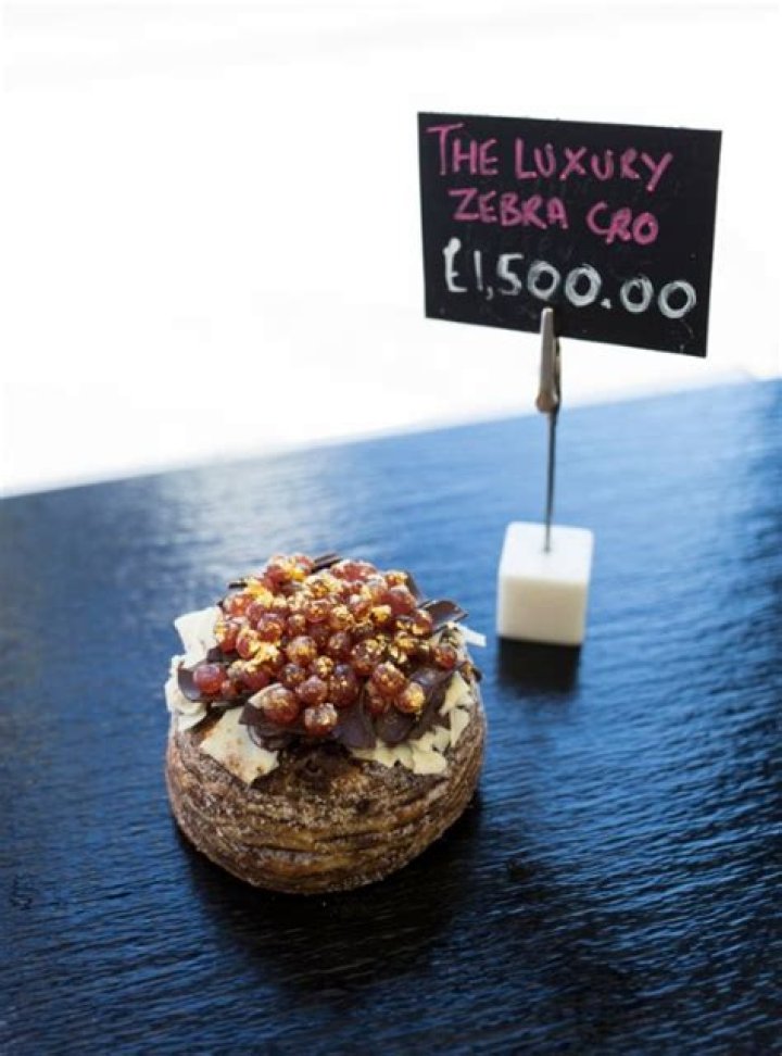 The Luxury Zebra Cro Is The World's Most Expensive Doughnut, At $2,000