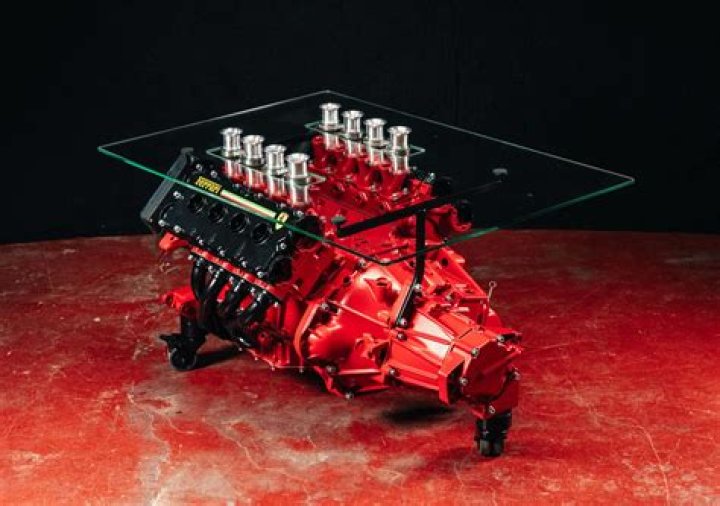 Wrecked Ferrari Recycled Into Coffee Table